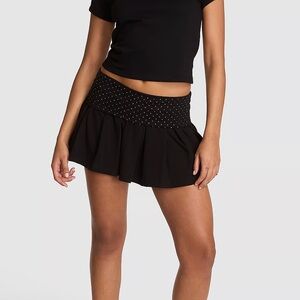 PINK Victoria's Secret Black Mini Skirt LIKE NEW